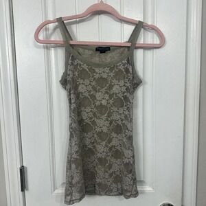 y2k lace long line layering tank. Small